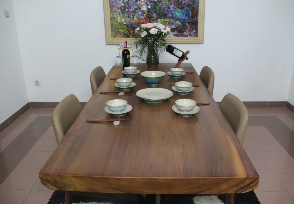 bàn ăn gỗ nội thất phòng bếp
