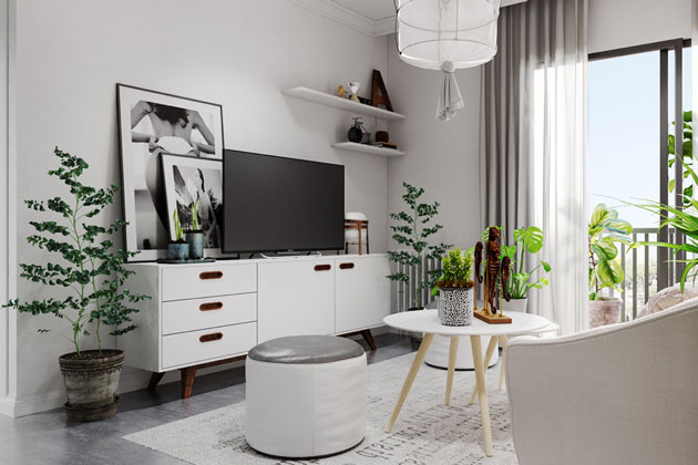 cây xanh trong nội thất
