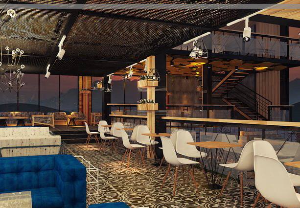 nội thất quán cafe hiện đại
