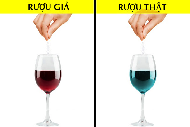 phân biệt rượu vang qua hóa chất